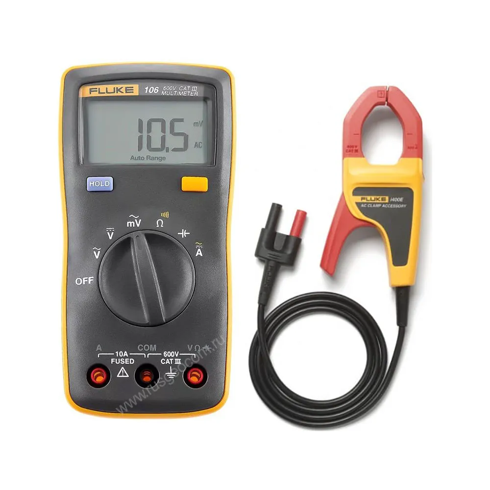 Комплект - мультиметр Fluke 106 с токовыми клещами Fluke I400E ERTA-0