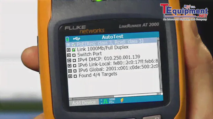 Fluke Networks: How To Test Network Connectivity In 10 Seconds