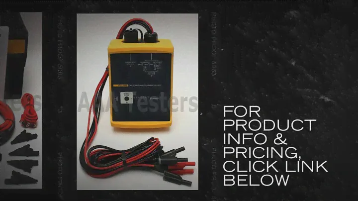 Fluke 1743 Three Phase Power Quality Logger