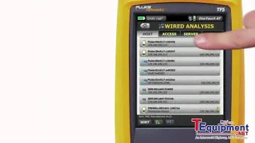 Fluke Networks OneTouch AT Wired Analysis Demonstration
