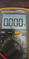 🛍 Новейший цифровой мультиметр Fluke 18B + светодиодный Tester AC DC Напряжение Ток DMM светодиодный Одом