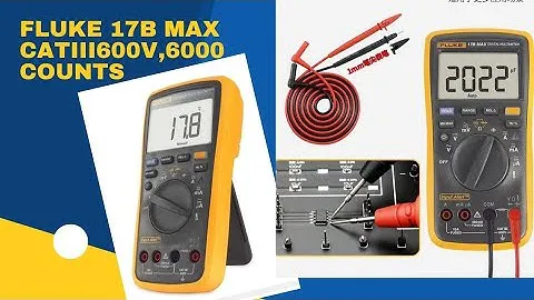 FLuke 17BMAX CATIII600V,6000 COUNTS MULTIMETER.