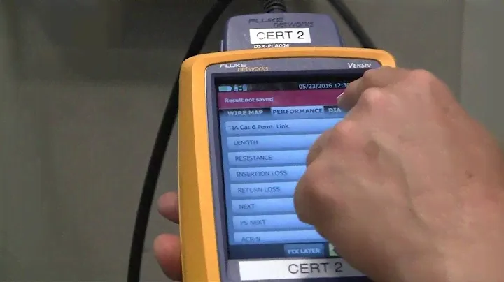 Patch Panel Testing